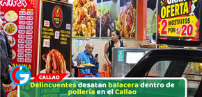 Delincuentes desatan balacera dentro de pollería en el Callao