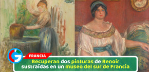 Recuperan dos pinturas de Renoir sustraídas en un museo del sur de Francia