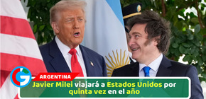 Javier Milei viajará a Estados Unidos por quinta vez en el año