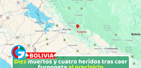 Diez muertos y cuatro heridos tras caer furgoneta al precipicio