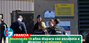 Alumno de 14 años dispara con escopeta a director y profesora 