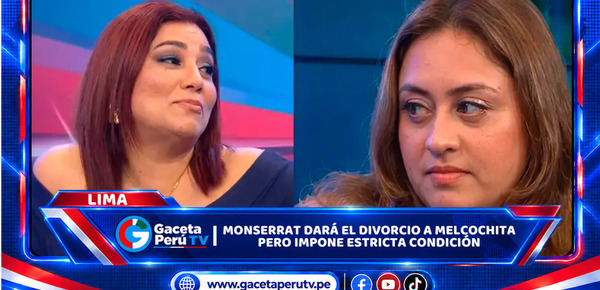 Monserrat dará el divorcio a Melcochita pero impone estricta condición