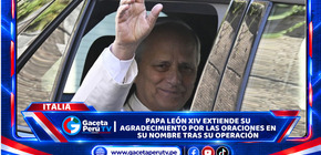 Papa León XIV extiende su agradecimiento por las oraciones en su nombre tras su operación