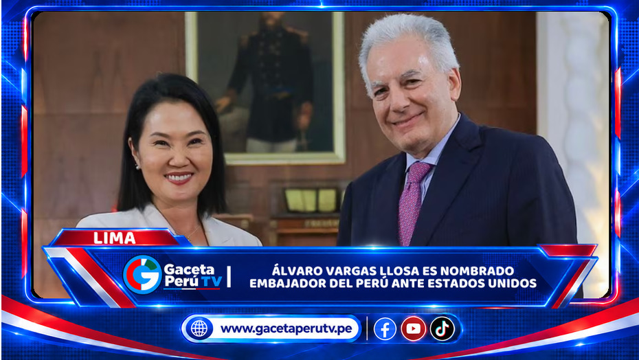 Álvaro Vargas Llosa es nombrado embajador del Perú ante Estados Unidos