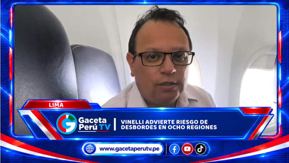 Lima: Vinelli advierte riesgo de desbordes en ocho regiones