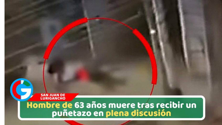 Hombre de 63 años muere tras recibir un puñetazo en plena discusión