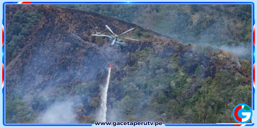 Fuerza Aérea solo cuenta con seis helicópteros equipados contra incendios