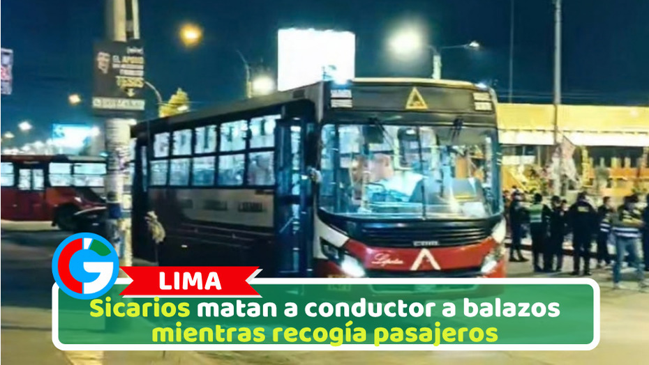 Sicarios matan a conductor a balazos mientras recogía pasajeros