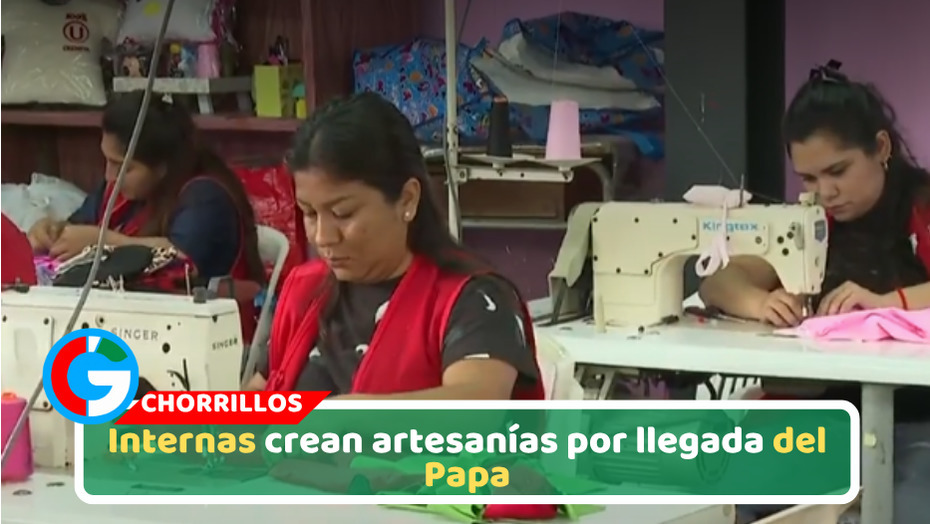 Internas crean artesanías por llegada del Papa