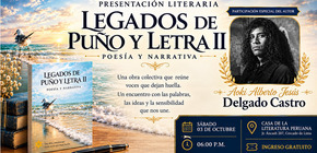 “Legados de Puño y Letra II” llega con poesía y narrativa a la Casa de la Literatura Peruana