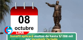 Sunafil aplicará multas de hasta S/ 288 mil por incumplir feriado
