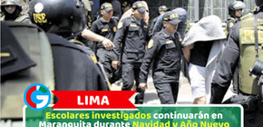 Lima: Escolares investigados continuarán en Maranguita durante Navidad y Año Nuevo