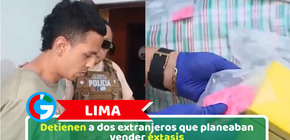 Lima: Detienen a dos extranjeros que planeaban vender éxtasis