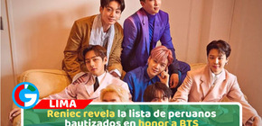 Reniec revela la lista de peruanos bautizados en honor a BTS
