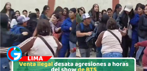 Venta ilegal desata agresiones a horas del show de BTS