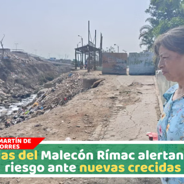 Vecinos de San Martín de Porres exigen proteger ribera del Rímac