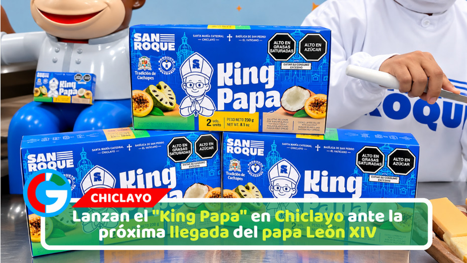 Lanzan el "King Papa" en Chiclayo ante la próxima llegada del papa León XIV