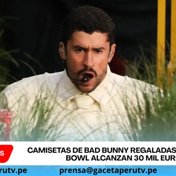 Camisetas de Bad Bunny regaladas tras Super Bowl alcanzan 30 mil euros