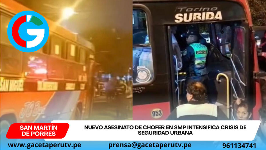 Sicarios matan a conductor de El Rápido frente a pasajeros en SMP