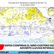 Enfen confirma El Niño costero desde marzo y advierte lluvias intensas