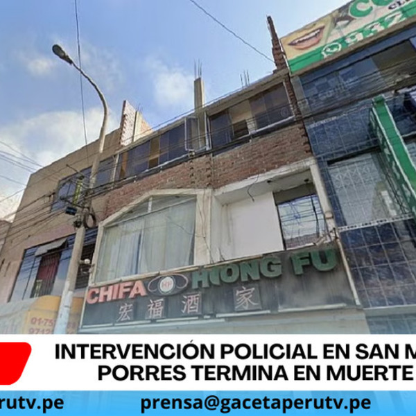 Mujer muere al caer desde tercer piso durante intervención policial en San Martín de Porres