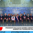 Balcázar toma juramento a gabinete con Denisse Miralles como premier