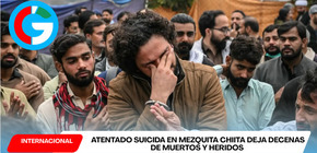 Atentado suicida en mezquita chiita deja decenas de muertos y heridos