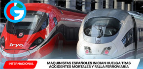 Maquinistas españoles inician huelga tras accidentes mortales y falla ferroviaria