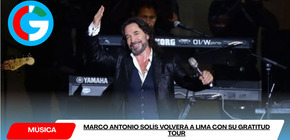 Marco Antonio Solís volverá a Lima con su Gratitud Tour