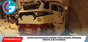 Mototaxista es asesinado a balazos frente a su casa en Carabayllo