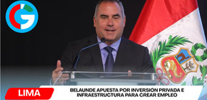 Belaunde propone shock de inversiones para generar empleo en Perú
