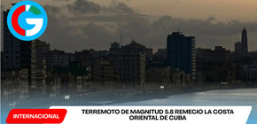 Terremoto de magnitud 5.8 remeció la costa oriental de Cuba