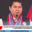 Herbert Caller propone aumentar inversión industrial para generar empleo sostenible