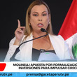Molinelli propone formalización en 24 horas y destrabar inversiones clave