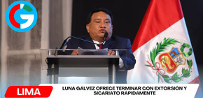 Luna Gálvez asegura eliminar extorsión y sicariato en seis meses