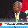 Fernando Olivera propone gobernar con referéndums cada seis meses en Perú