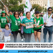 Candidata del Partido Verde Rocío López pide voto consciente y denuncia crisis social nacional