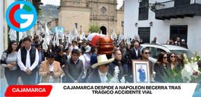 Cajamarca despide a Napoleón Becerra tras trágico accidente vial