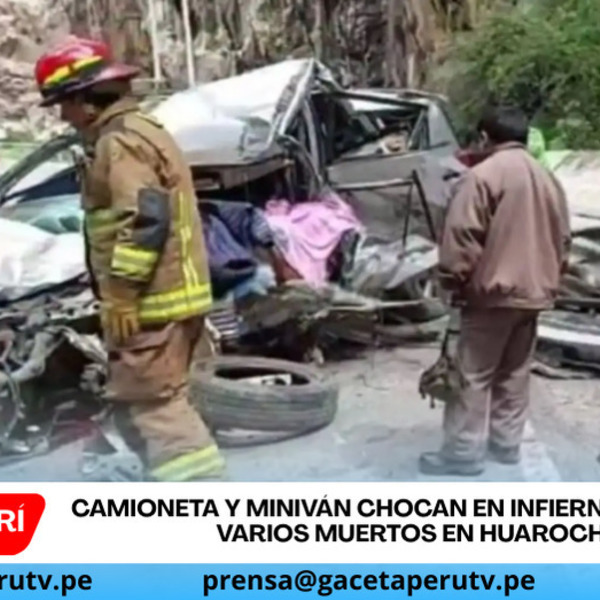 Violento choque deja muertos y heridos en El Infiernillo Huarochirí