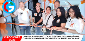 Partido Político "Fuerza Popular" inaugura local de Campaña en Carabayllo con respaldo político clave