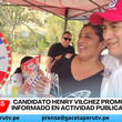 Candidato a Diputado Henry Vilchez orienta voto ciudadano en Comas rumbo a elecciones