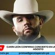 Carín León confirma concierto en Lima este 6 de agosto
