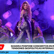 Shakira pospone conciertos en India por tensiones geopolíticas internacionales