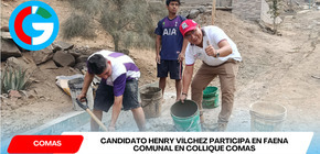 Henry Vílchez impulsa apoyo vecinal en cerros de Comas