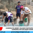 Henry Vílchez impulsa apoyo vecinal en cerros de Comas