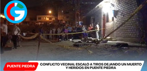 Joven asesinado a balazos tras discusión con vecino en Puente Piedra