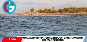 Onda Kelvin fría podría reducir calentamiento del mar peruano