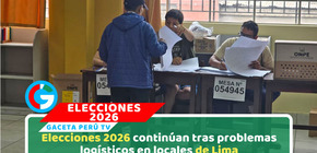 JNE amplía votación tras fallas en instalación de mesas en Lima
