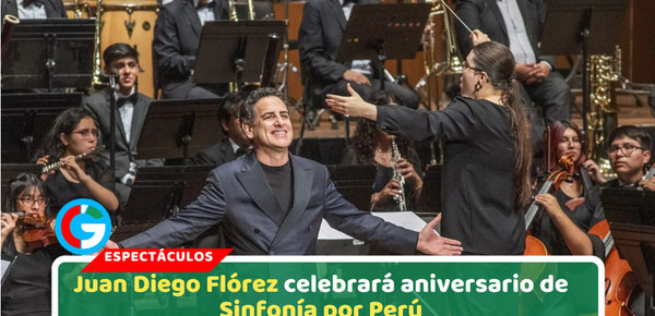 Juan Diego Flórez celebrará aniversario de Sinfonía por Perú