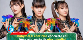 Babymetal confirma concierto en Lima como parte de gira mundial